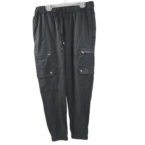 Banana Republic Black Tencel Joggers Pants Women Size S - Picture 5 of 12